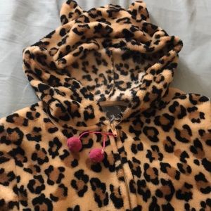 Cheetah print onesie